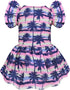 CuteBone Dog Dress, Princess Puppy Birthday Dress with Flutter Sleeves, Cat Clothes Outfit for Small Dogs (FX03S)