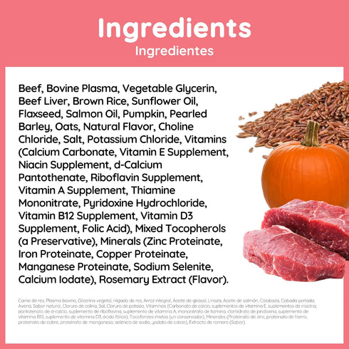 1 lb Caf Nara - Beef Air-Dried Food for Dogs - Complete Meal, Food Topper or Treat - Minimally Processed & Highly