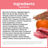 1 lb Caf Nara - Beef Air-Dried Food for Dogs - Complete Meal, Food Topper or Treat - Minimally Processed & Highly