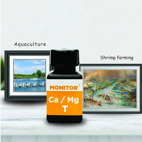 Monitor Calcium/Magnesium Low Salinity Test Kit, 120 Tests for Aquarium Water Quality