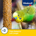 Vitakraft Crunch Sticks Variety Pack for Parakeets: Orange & Apricot, Egg & Honey, Sesame & Banana, 2.4 oz