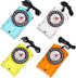 RLXMARTD 4 Pcs Outdoor Compass with Adjustable Declination,Magnifier,Ruler,Scale. Multifunctional Orienteering