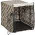 MidWest Homes for Pets Small Dog Crate Cover, Teflon Fabric Protector, Fits Most 24-inch Crates, Brown