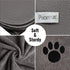 3 Pack Microfiber Dog Towels for Drying Dogs, Super Absorbent and Soft Pet Grooming Towel, 40 Inch X 23.6 Inch, Perfect Dog Drying Towels for Large, Medium or Small Dogs, Grey by Puomue