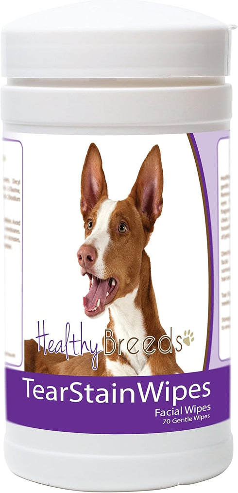 Healthy Breeds Ibizan Hound Tear Stain Wipes - 70 Count