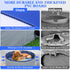 Swimming 39.5 12 Eooqi Foldable Dog Pool, Portable Pet Bath Tub and Kiddie Pool, Collapsible Bathtub for Puppies