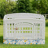 36 Inch 4 Dog Playpen Bottom Pad Fits for Panels Exercise Pet Playpen, Dog Crate Pad Puppy, Hoop and Loop Design (Note: