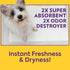 26"x24", 60 Count OUT! PetCare XL Training Pads, Leak-Proof Disposable Pee Pads for Dogs, Potty Training with Odor