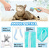 8 Set Trimming(L Pcs Cat Muzzle with Adjustable Cat Bathing Bag Breathable Clear Muzzle Pet Grooming Brush Tick Remover