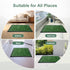 Dog Grass Pet Loo Indoor/Outdoor Portable Potty, Artificial Grass Patch Bathroom Mat, 20"x16"