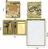 Kosiabte Map Case, Tactical Notebook, Multifunctional Weatherproof Map Case for Outdoor Activities