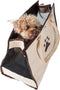 Pet Life Posh Paw Fashion Pet Carrier Purse, Designer Dog Carrier with Built-in Leash Securer