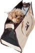 Pet Life Posh Paw Fashion Pet Carrier Purse, Designer Dog Carrier with Built-in Leash Securer
