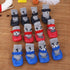 Dog Cat Boots Shoes Socks - Adjustable Waterproof Breathable Anti-Slip Sole for Tiny Dogs (M, Red)