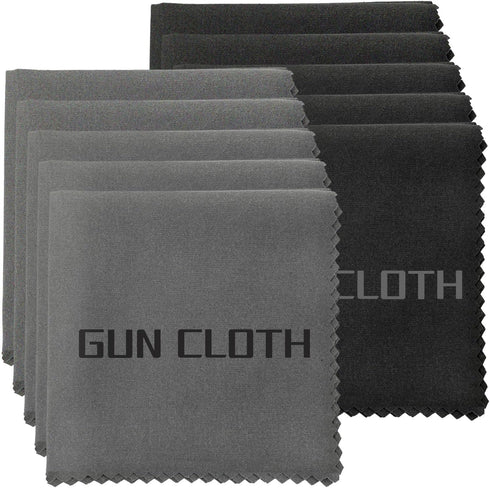 Miaozhun 10 Pack Microfiber Gun Cleaning Cloth, 12"x12" Lint Free Gun Cleaning Rags,