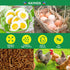 KAYHEN 10LB Dried Black Soldier Fly Larvae Non-GMO BSF Larvae for Chickens More Calcium Than Mealworms High-Protein