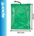 Sporti Swimming Equipment Bag - Zipper Pocket Mesh Drawstring Backpack, Big Mesh Gym Bag for Workout Gear