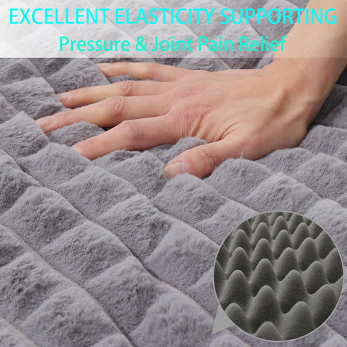 Dog Bed, Waterproof Orthopedic Beds for Large/Medium/Small Dogs, Crate Pad with Removable Washable Cover, Non-Slip