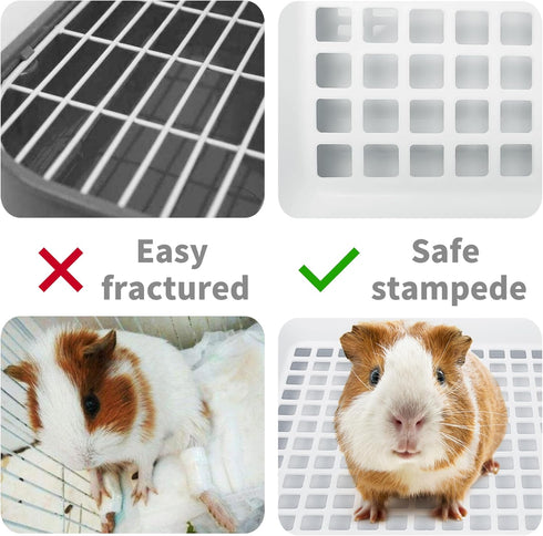 Moan&Miao Chinchilla, Generic Guinea Pig Toilet, Small Animal Potty Trainer Corner, Square Rat Litter Bedding Box