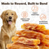 1.35 Chicken Wrapped Sweet Potato Dog Treats, Gluten & Grain Free Dog Chews for Puppy and Small Dogs, Pound