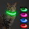 Reflective LED Dog Collar, Rechargeable Light Up Puppy Collar for Night Safety, Ideal as Lighted Cat Collar, X-Small,