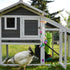 lasuroa Colorful Chicken Wind Chime Toy, Chicken Enrichment Coop Accessories Supplies Toys for Outside Wind Chimes Art