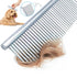 Doodle Comb for Grooming, Metal Dog Comb for Goldendoodle, Poodle, Finishing Comb for Doodles