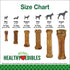 Nylabone Healthy Edibles Natural Dog Chews, Long Lasting Roast Beef & Chicken Flavor Treats, Small/Regular, 24 Count.