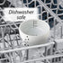 Necoichi Raised Cat Water Bowl, Elevated with Measurement Lines, Dishwasher and Microwave Safe, Regular Size