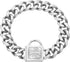 Dog Collar with Zirconia Locking 19MM Hand Polished Stainless Steel Metal Puppy Collar for Small Medium Dogs