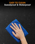 THAILE Treadmill Mat, Foldable Exercise Equipment Mat, 1/4“ Thick Waterproof for Home Yoga