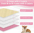 5pcs,Reusable Dog Diapers Female Dog Doggie Puppy Doggy Diapers Female, Period Panties in Heat, Owl, Large