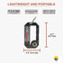 Sun Company HikeHitch 2 Carabiner with Thermometer and Compass for Camping, Hiking, and Backpacking