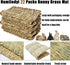 22 Chinchilla Hamiledyi Bunny Grass Mat Natural Woven Hamster Grass Bed Nest PCS Small Animal Handmade Bedding Hay Mat