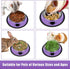 2 Pcs Non-Slip Stainless Steel Small Cat Food Bowls, 7 Oz, Unbreakable with Removable Rubber Base