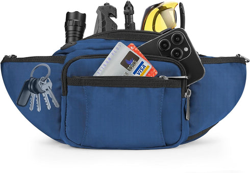 NOOLA Fanny Pack Waist Bag for Men Women, Lightweight Adjustable Belt Bag with Water Bottle Holder for Outdoor