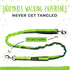 Mighty Paw Hands Free Dog Leash | Bungee Waist Leash for Walking, Running, Up to 150 lbs, 36" - 48"