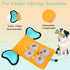 Dog Squeaky Toy - Indestructible Plush and Nylon Fabric Interactive Puzzle Toy for Dogs