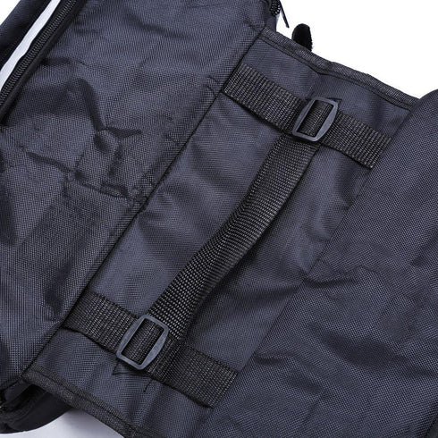 Keenso Large Capacity Double Rear Bike Bags, Waterproof Side Bags for Outdoor Riding, 25L, Black/Red