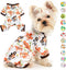 Summer Dog Pajamas for Small Dogs, Cute Pattern Soft Onesie Shirt Pjs for Yorkie Chihuahua Teacup Apparel