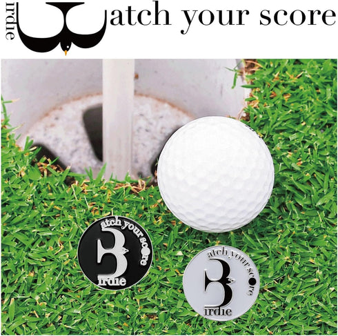 Golf Ball Marker with Stroke Counter Bracelet, Birdie Marker, Golf Accessories for Men and Women, Gifts
