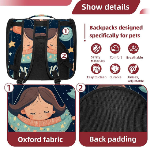 (3) Backpack Backpack Hello Baby Cat Carrier Pet Carrier for Small Dogs and Medium cat Puppy Kitten Bunny