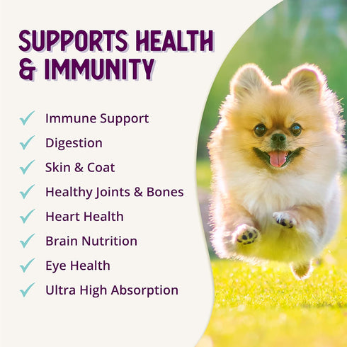 Health Extension Multivitamin & Minerals for Dogs & Puppies, 30 Tablets, Supports Immune System & Digestion