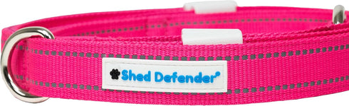 Shed Defender Mag-Snap Dog Leash - 5 ft, Pink - Wearable Magnetic Leash with Two Padded Traffic Handles, Heavy Duty