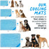 INSPECTOR TAIL Self Cooling & Traveling Mat, Washable Portable Pet Soft Pad for Indoor or Outdoor