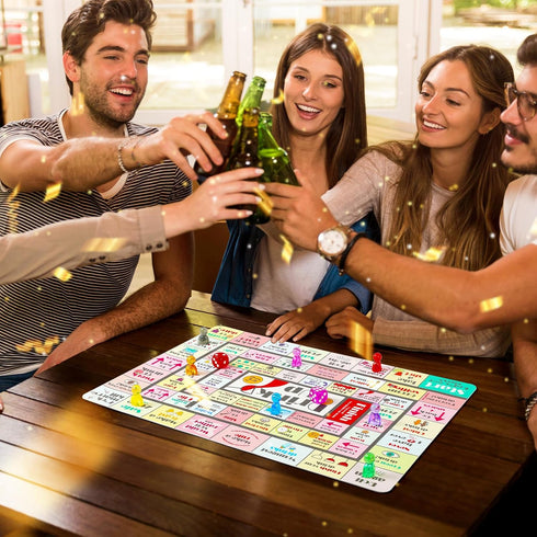 (2-8 21+) ESENHARBER Drink Up Board Game, Drinking Games for Adults, Ideal for Girls Night Out, Adult Games for Game