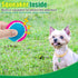 EXPAWLORER Squeaky Tennis Balls for Dogs, 12 Pack High Elastic Durable Balls for Aggressive Chewers
