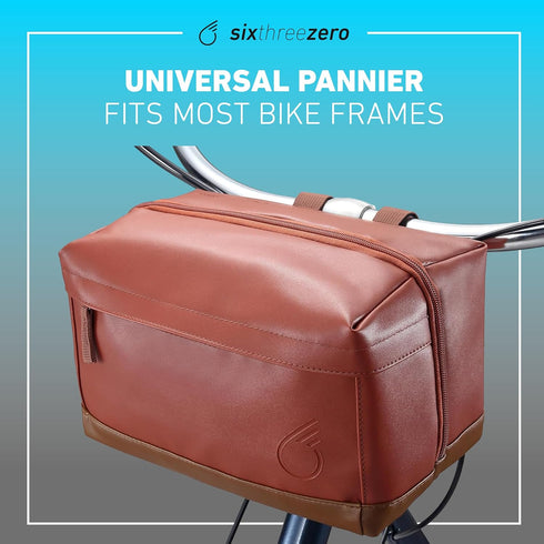 sixthreezero Waterproof Front Handlebar Bike Bag, Universal Bicycle Cargo Storage