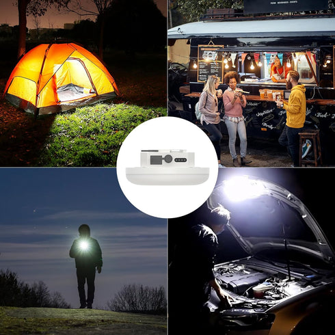 10000mAh 30W 4000LM 4 IPX5 Rechargeable Hanging Tent Lighting, Portable LED Camping Lantern with Magnet, Lighting