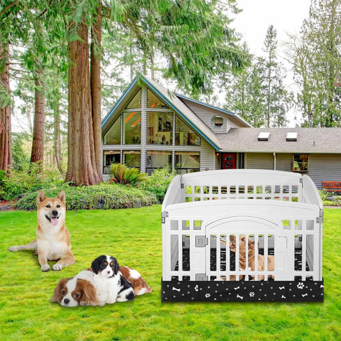 36 Inch 4 Marsui Dog Playpen Bottom Pad Fits for Panels Pet Exercise Mat Puppy Crate Pad Reusable Washable Pet Training